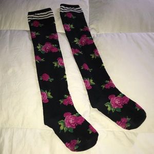 Betsey Johnson over the knee socks
